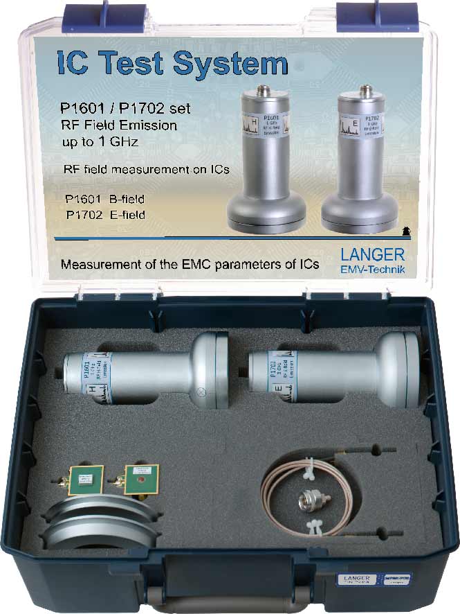 P1601 / P1702 set, RF Field Emission up to 1 GHz